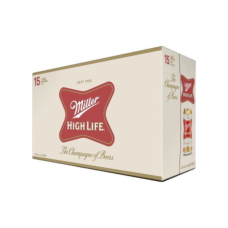 MILLER HIGH LIFE 15 Cans